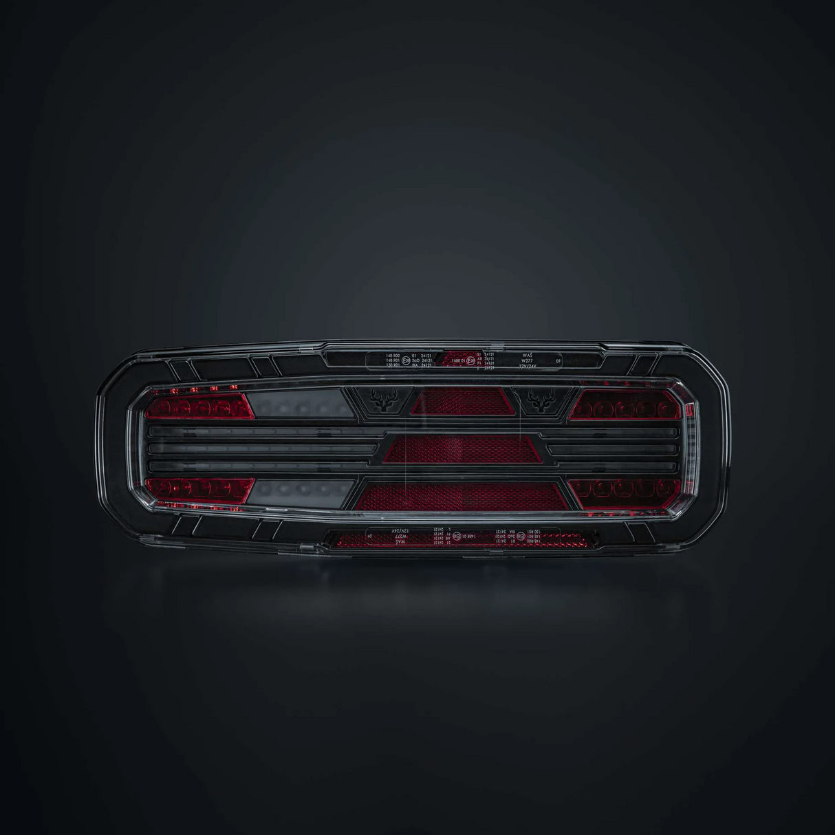 Baklys Tilhenger Freedom Dark Venstre, 5 funk.