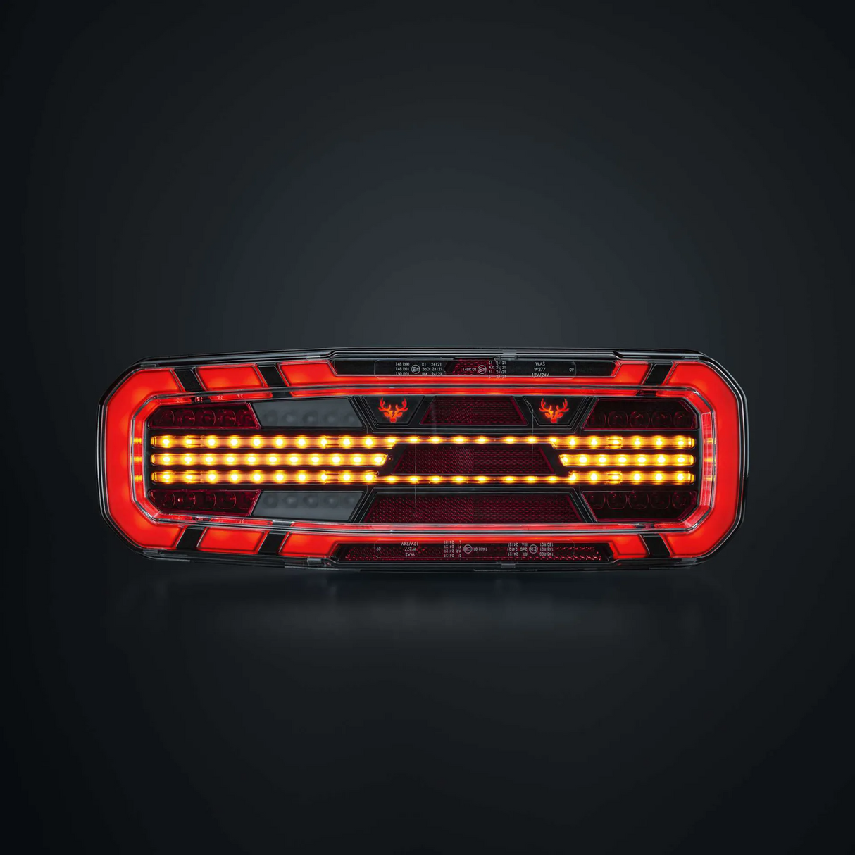 Baklys Tilhenger Freedom Dark Venstre, 5 funk.