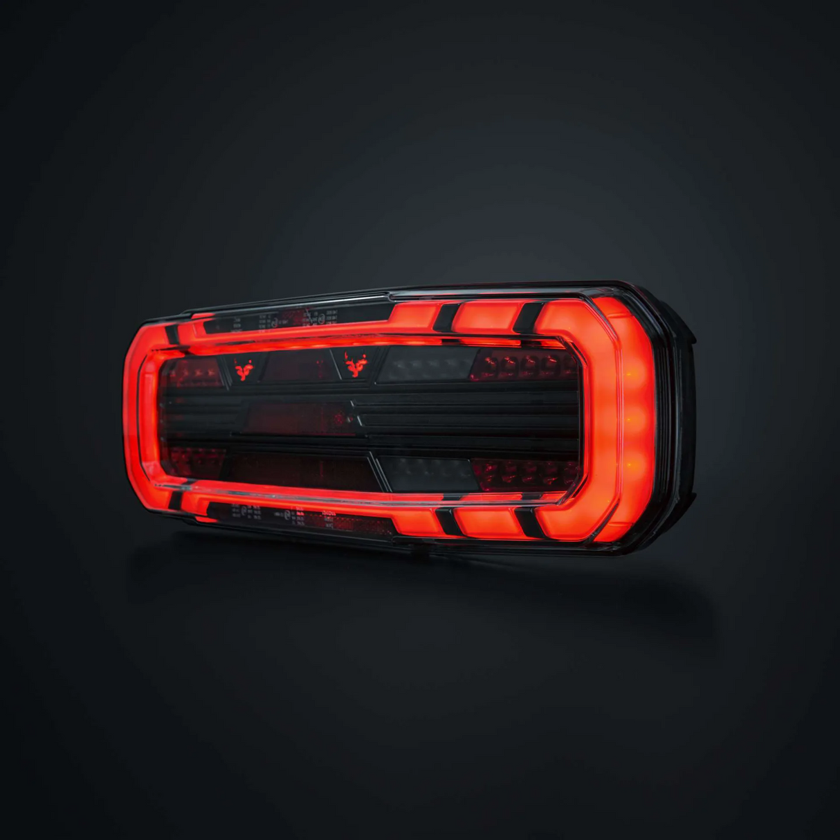 Baklys Tilhenger Freedom Dark Høyre, 5 funk.