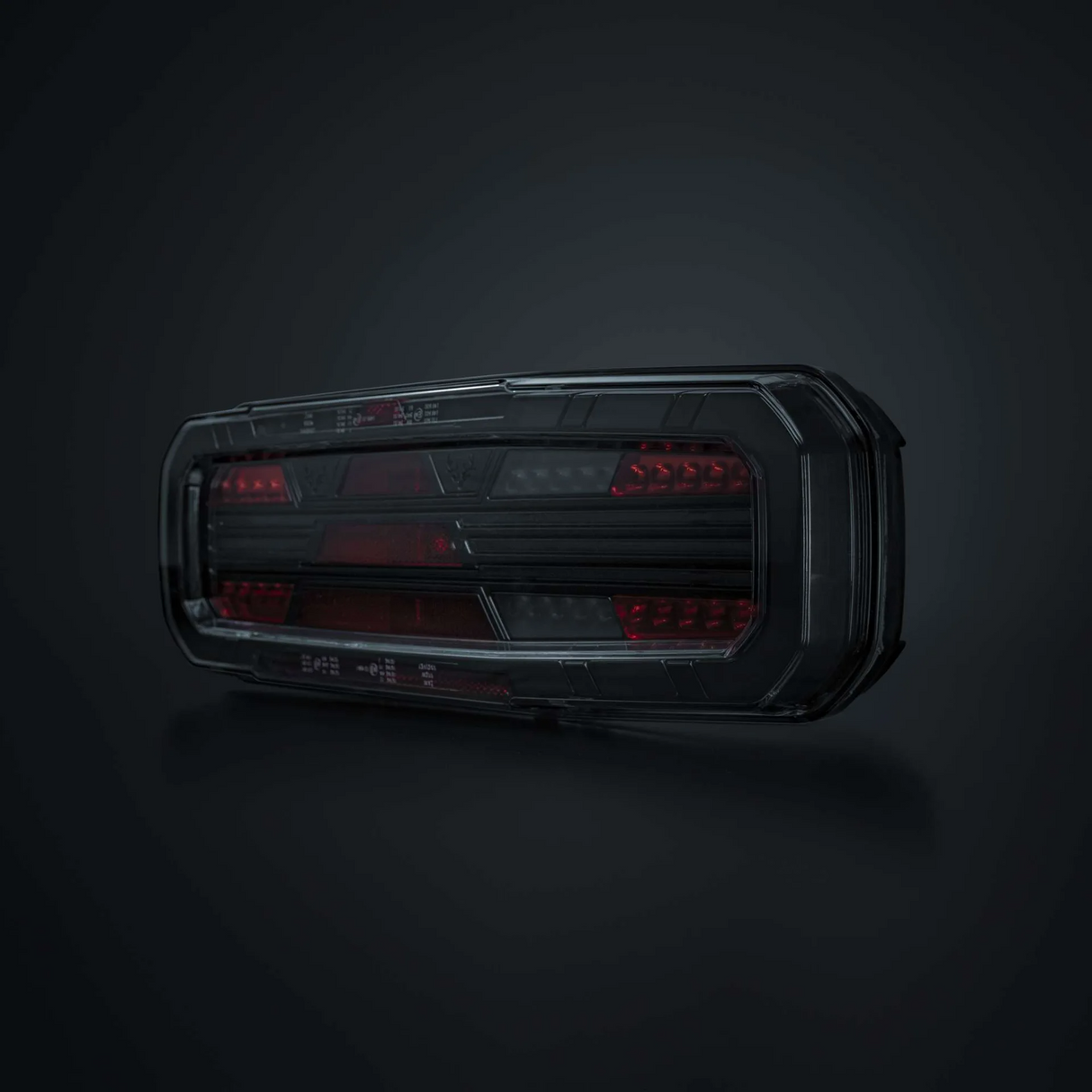 Baklys Tilhenger Freedom Dark Høyre, 5 funk.