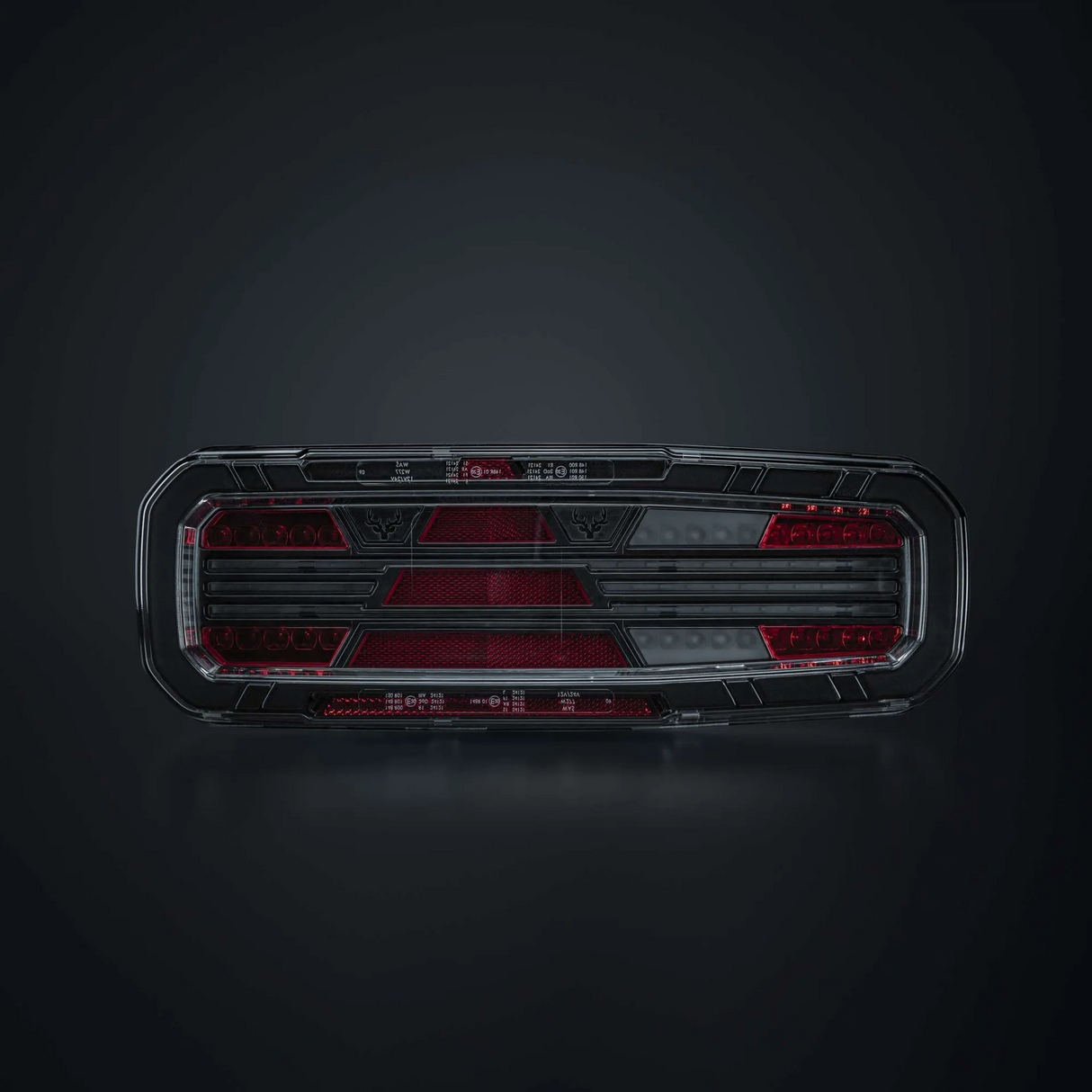 Baklys Tilhenger Freedom Dark Høyre, 5 funk.