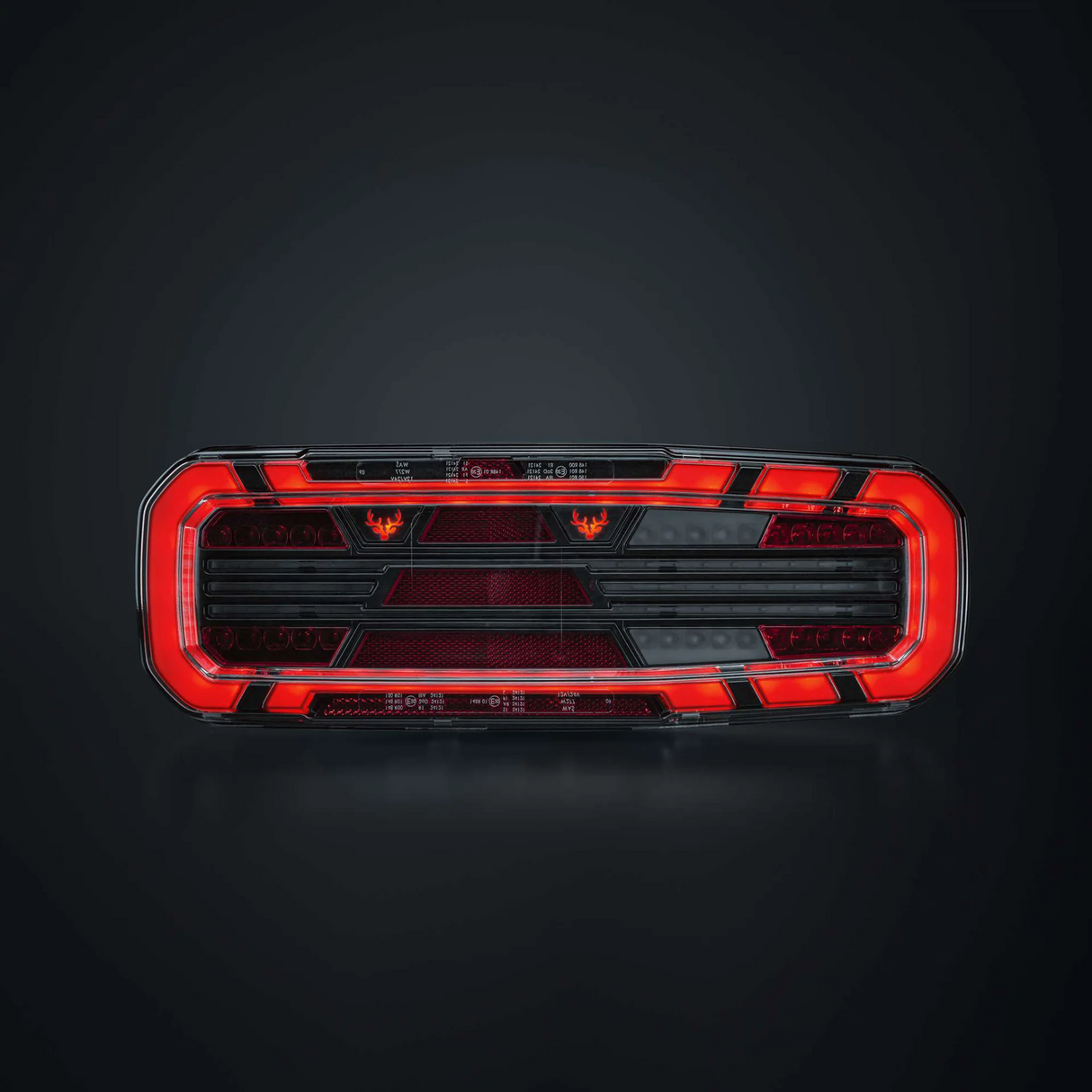 Baklys Tilhenger Freedom Dark Høyre, 5 funk.