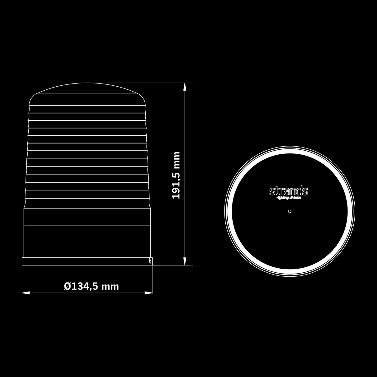 IZE LED LIGHTHOUSE Varsellys 135mm.
