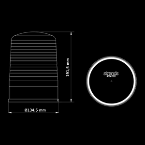 IZE LED LIGHTHOUSE Varsellys 135mm.
