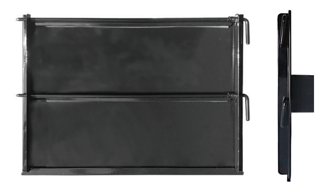 Festeramme rustfri -malt 300x400 for tall 94x134mm