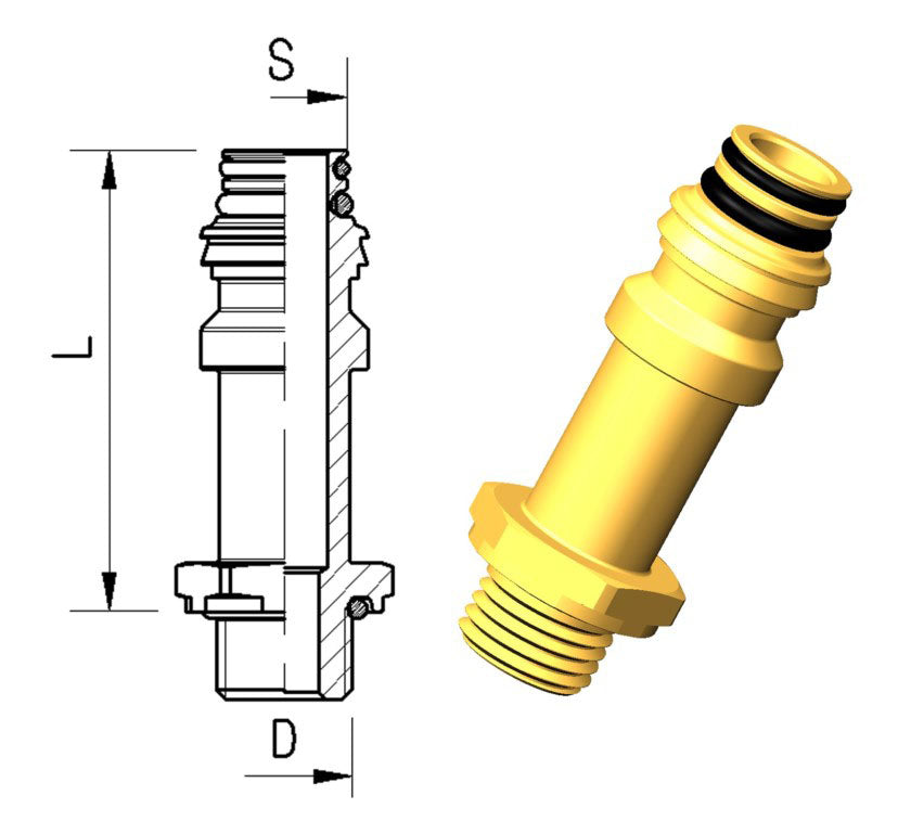 Svivel   M14x1,5   M