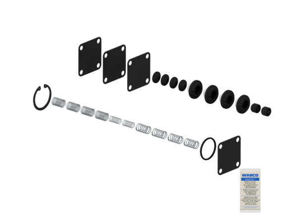 Repsett - Membran + pakninger for ventil