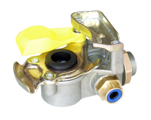 Luftkobling / Gul / Med filter / Med testtilkobling