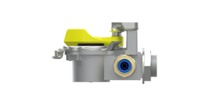 Luftkobling / Gul / Med filter / Med testtilkobling