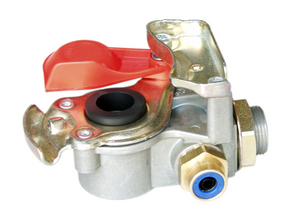 Luftkobling / Rød / Med filter / Med testtilkobling