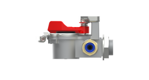 Luftkobling / Rød / Med filter / Med testtilkobling