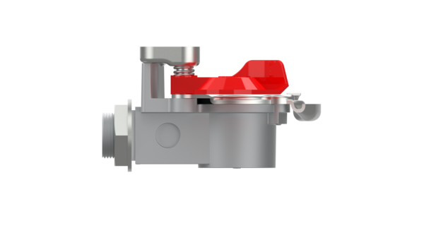 Luftkobling / Rød / Med filter / Med testtilkobling