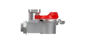 Luftkobling / Rød / Med filter / Med testtilkobling