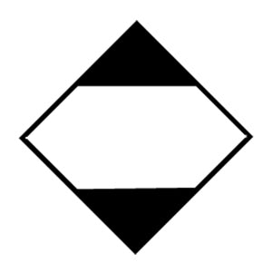 ADR Skilt 250x250mm Alu Begrenset mengde gods