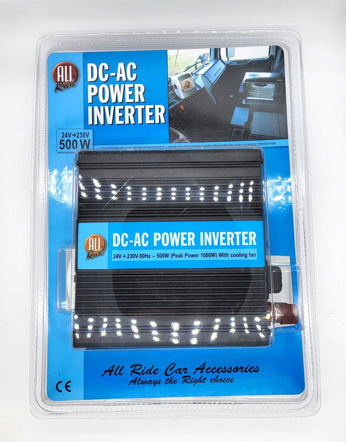 Omformer  24-230V 500W