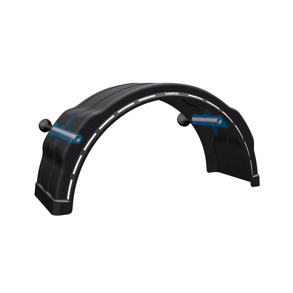Helskjerm 460X2000X556 Fender-L Plug&Play Justerba
