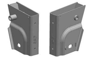 Fjærbrakett H355 Høyre