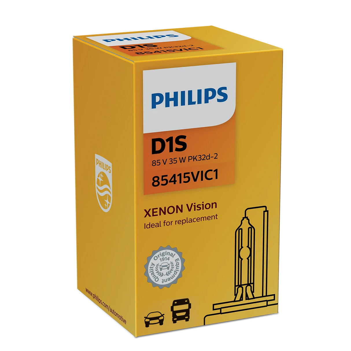 Lyspære D1S Xenon  Philips