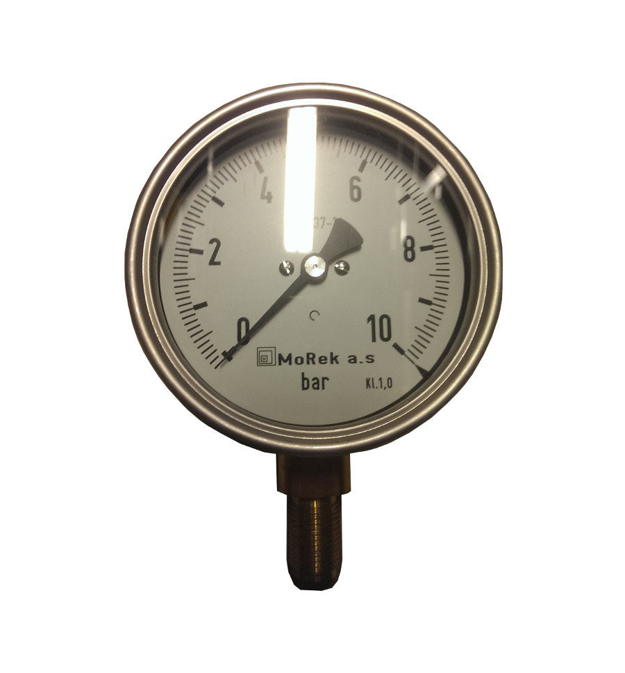 Prøvemanometer 10Kg M16X1,5 Ip65 Ø100mm