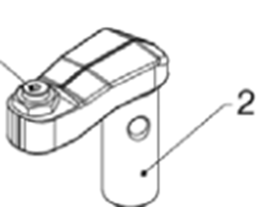 Låsebolt for Kulefeste RO825B