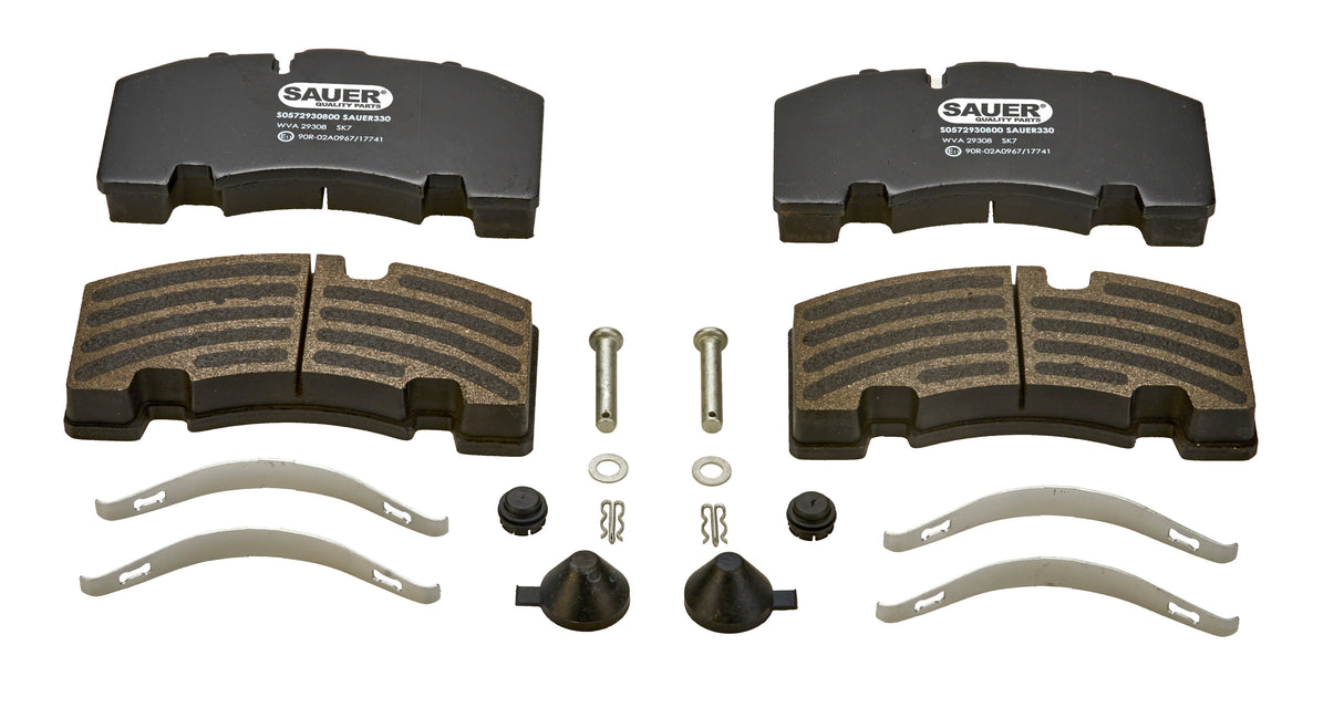 Bremsekloss-sett, 22,5", SK7, BPW