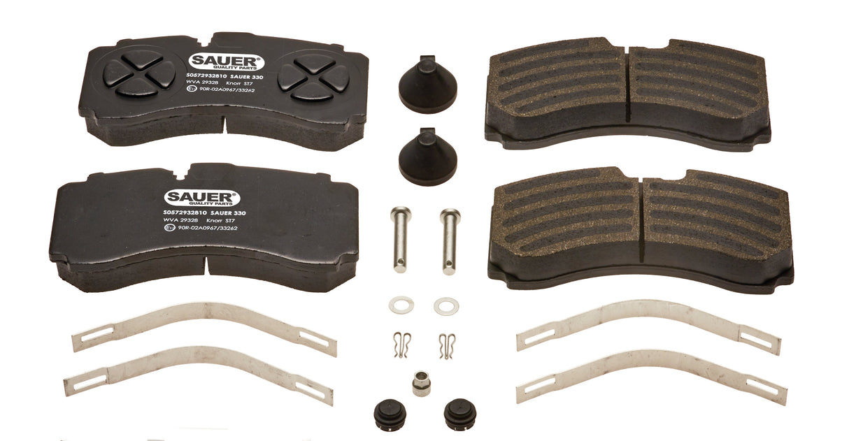 Bremsekloss-sett, 22,5", ST7, Schmitz / SAF