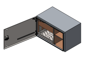 Verktøyk. 1000X 600X 600 Alu SH m/ finer