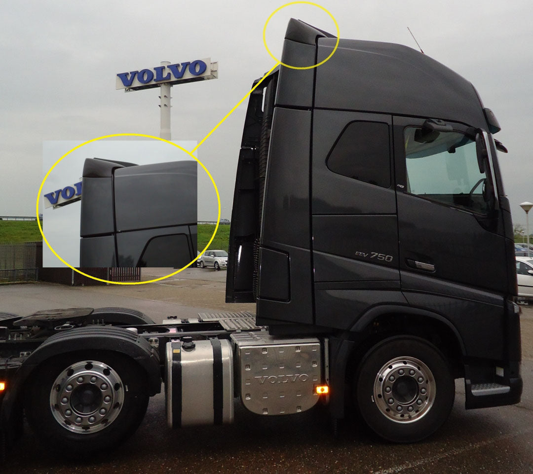 Mellomstykke tak/sidespoiler Volvo FH ver.4 sett