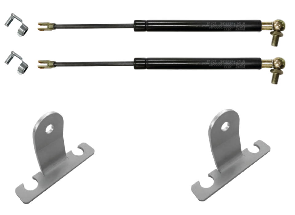 Gassfjær Bawer Sett av 2 med brakett