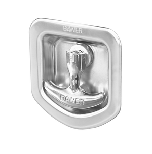 T-Lås Rustfri m/Støpt Bakstykke